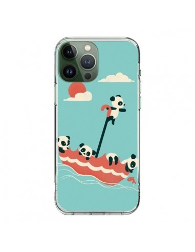 Coque iPhone 13 Pro Max Parapluie Flottant Panda - Jay Fleck