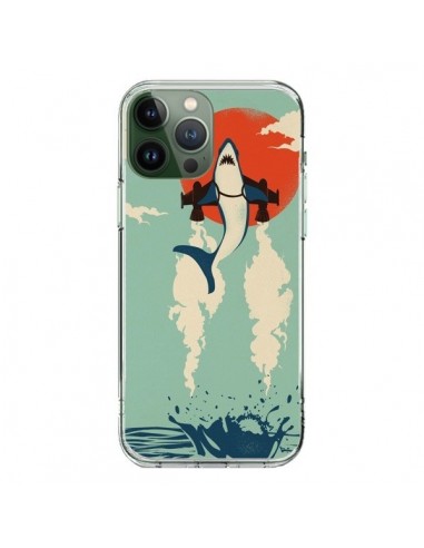 Coque iPhone 13 Pro Max Requin Avion Volant - Jay Fleck