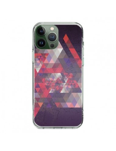 Coque iPhone 13 Pro Max Azteque Gheo Violet - Javier Martinez