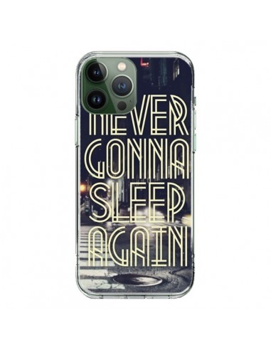 Coque iPhone 13 Pro Max Never Gonna Sleep New York City - Javier Martinez