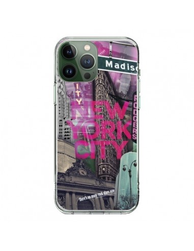 Coque iPhone 13 Pro Max New York City Rose - Javier Martinez