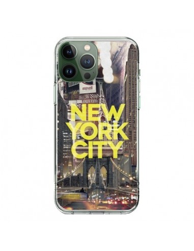 Coque iPhone 13 Pro Max New York City Jaune - Javier Martinez