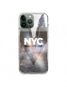 Coque iPhone 13 Pro Max I Love New York City Gris -...
