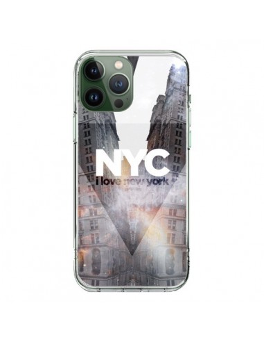Coque iPhone 13 Pro Max I Love New York City Orange - Javier Martinez