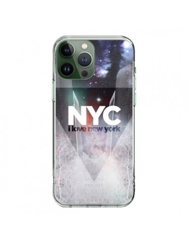 Coque iPhone 13 Pro Max I Love New York City Bleu - Javier Martinez