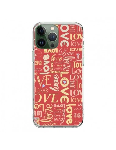 Coque iPhone 13 Pro Max Love World - Javier Martinez