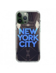 Coque iPhone 13 Pro Max New York City Bleu - Javier Martinez