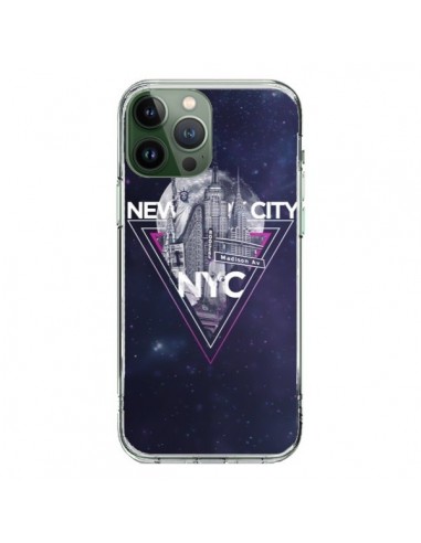 iPhone 13 Pro Max Case New York City Triangle Pink - Javier Martinez