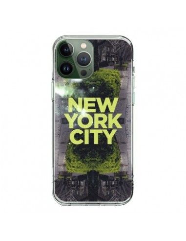 Coque iPhone 13 Pro Max New York City Vert - Javier Martinez