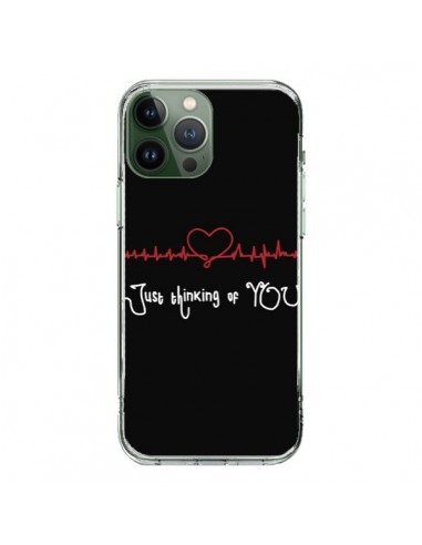 Coque iPhone 13 Pro Max Just Thinking of You Coeur Love Amour - Julien Martinez