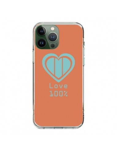 Coque iPhone 13 Pro Max Love 100% Coeur Amour - Julien Martinez