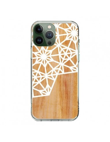 Coque iPhone 13 Pro Max Frozen Stars Etoile Bois Azteque Aztec Tribal - Jenny Mhairi