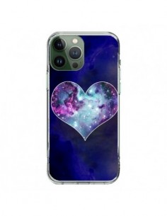 Coque iPhone 13 Pro Max Nebula Heart Coeur Galaxie -...