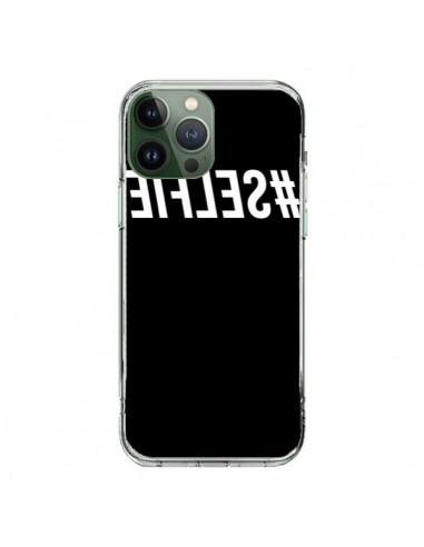 Coque iPhone 13 Pro Max Hashtag Selfie Blanc Inversé - Jonathan Perez