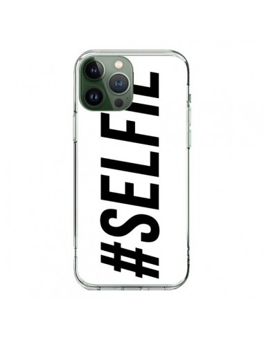 Coque iPhone 13 Pro Max Hashtag Selfie Blanc Horizontal - Jonathan Perez