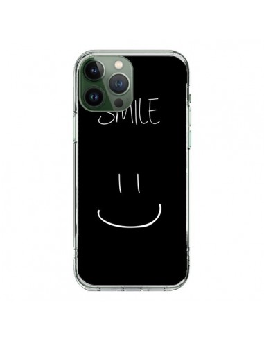Coque iPhone 13 Pro Max Smile Souriez Noir - Jonathan Perez