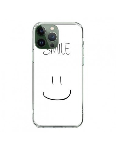Coque iPhone 13 Pro Max Smile Souriez en Blanc - Jonathan Perez