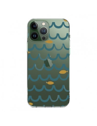 Cover iPhone 13 Pro Max Pesce Acqua Trasparente - Dricia Do