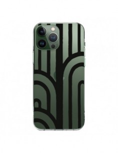 iPhone 13 Pro Max Case Geometrico Black Clear - Dricia Do