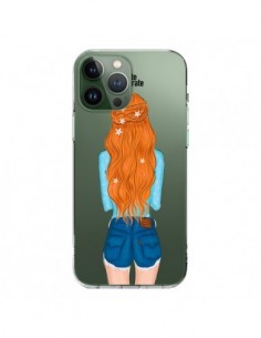 iPhone 13 Pro Max Case Red Hair Don't Care Capelli Rossi...