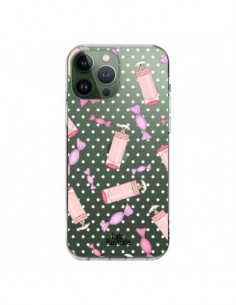 Coque iPhone 13 Pro Max Candy Bonbons Transparente -...