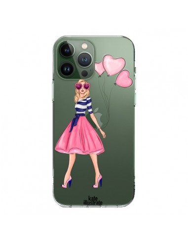 Coque iPhone 13 Pro Max Legally Blonde Love Transparente - kateillustrate