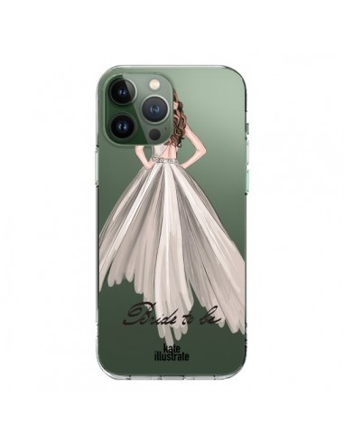 Cover iPhone 13 Pro Max Bride To Be Sposa Trasparente - kateillustrate