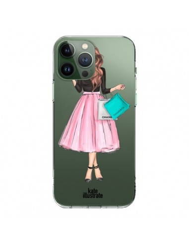 Coque iPhone 13 Pro Max Shopping Time Transparente - kateillustrate