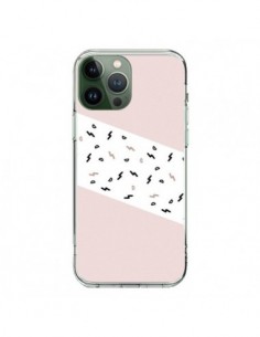 Cover iPhone 13 Pro Max Festive Pattern Rosa - Koura-Rosy...