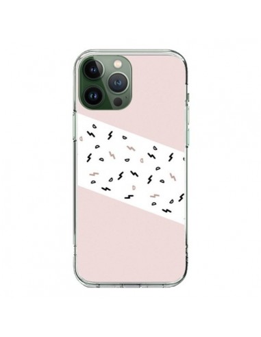 Coque iPhone 13 Pro Max Festive Pattern Rose - Koura-Rosy Kane