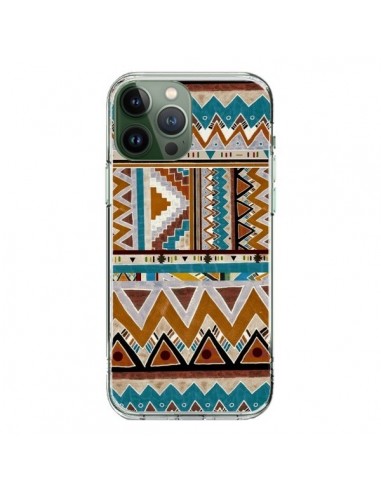 Cover iPhone 13 Pro Max Azteco Verde Marrone - Kris Tate