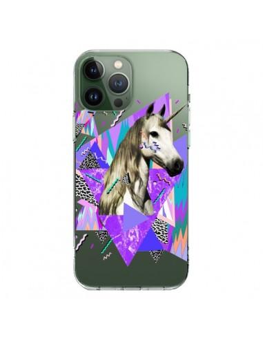 Coque iPhone 13 Pro Max Licorne Unicorn Azteque Transparente - Kris Tate