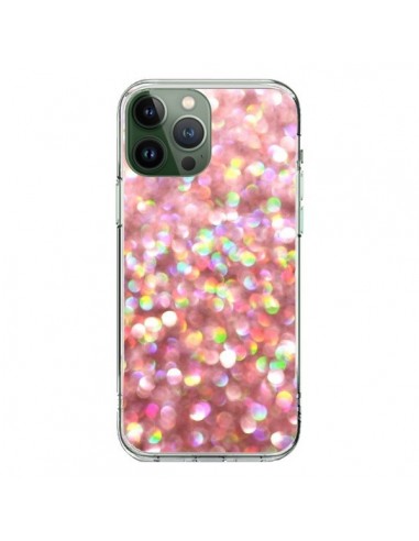 Coque iPhone 13 Pro Max Paillettes Pinkalicious - Lisa Argyropoulos