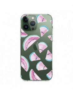 Cover iPhone 13 Pro Max Anguria Frutta Estate Trasparente...