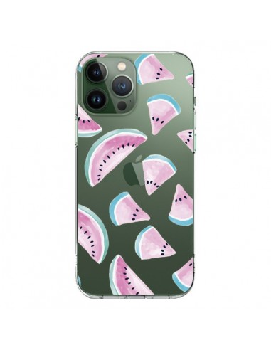 Cover iPhone 13 Pro Max Anguria Frutta Estate Trasparente - Lisa Argyropoulos