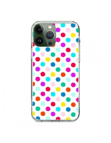 iPhone 13 Pro Max Case Polka Multicolor - Laetitia