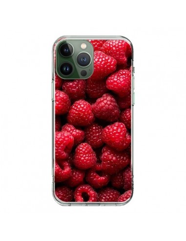 Coque iPhone 13 Pro Max Framboise Raspberry Fruit - Laetitia