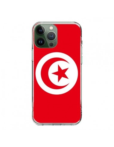 Coque iPhone 13 Pro Max Drapeau Tunisie Tunisien - Laetitia