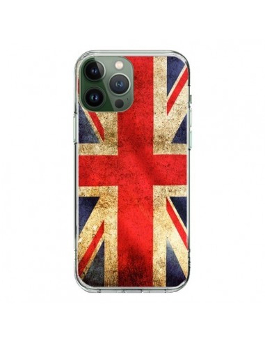 Coque iPhone 13 Pro Max Drapeau Angleterre Anglais UK - Laetitia