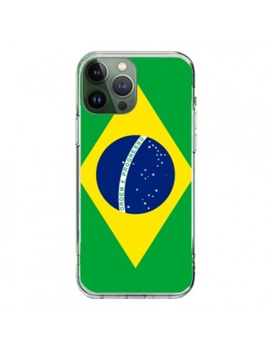 Coque iPhone 13 Pro Max Drapeau Brésil Brésilien - Laetitia