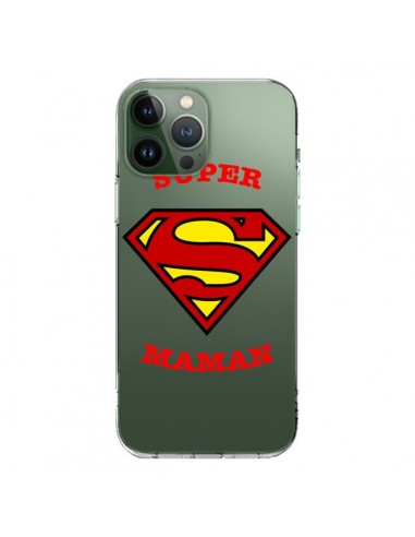 Coque iPhone 13 Pro Max Super Maman Transparente - Laetitia