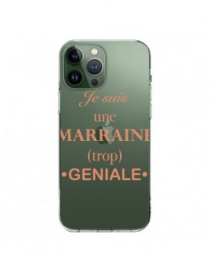 Cover iPhone 13 Pro Max Sono una Madrina geniale...