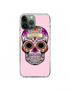 iPhone 13 Pro Max Case Skull Messicano Pink Multicolor -...