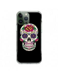 Coque iPhone 13 Pro Max Tête de Mort Mexicaine...