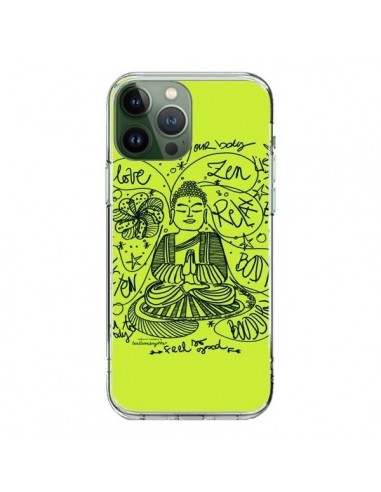 Cover iPhone 13 Pro Max Buddha Listen to your body Amore Zen Relax - Leellouebrigitte