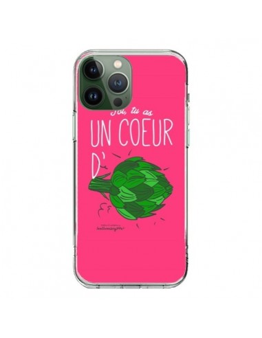 Cover iPhone 13 Pro Max Toi tu as un coeur d'artichaut Te hai un cuore di carciofo- Leellouebrigitte