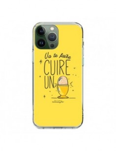 Coque iPhone 13 Pro Max Va te faire cuir un oeuf jaune -...