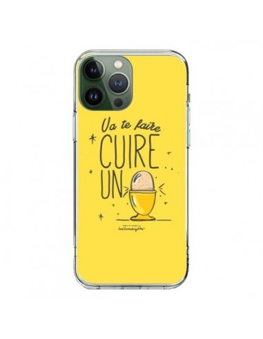 Coque iPhone 13 Pro Max Va te faire cuir un oeuf jaune - Leellouebrigitte