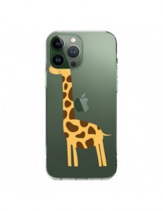 Cover iPhone 13 Pro Max Giraffa Animale Savana...