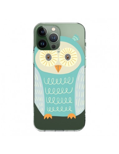 Coque iPhone 13 Pro Max Hibou Owl Transparente - Petit Griffin